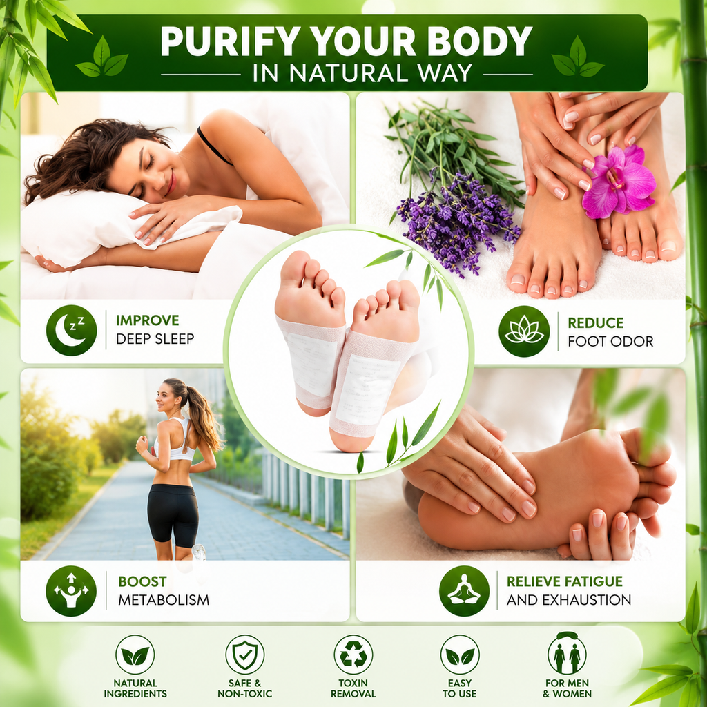 Herbal Foot Renewal Patches - ( Pack of 10 )