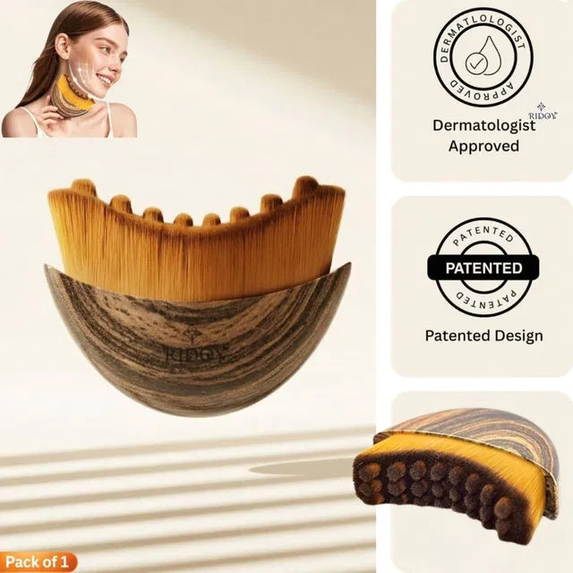 GlowSculpt Face Brush – Premium Soft Bristle Facial Massage Brush